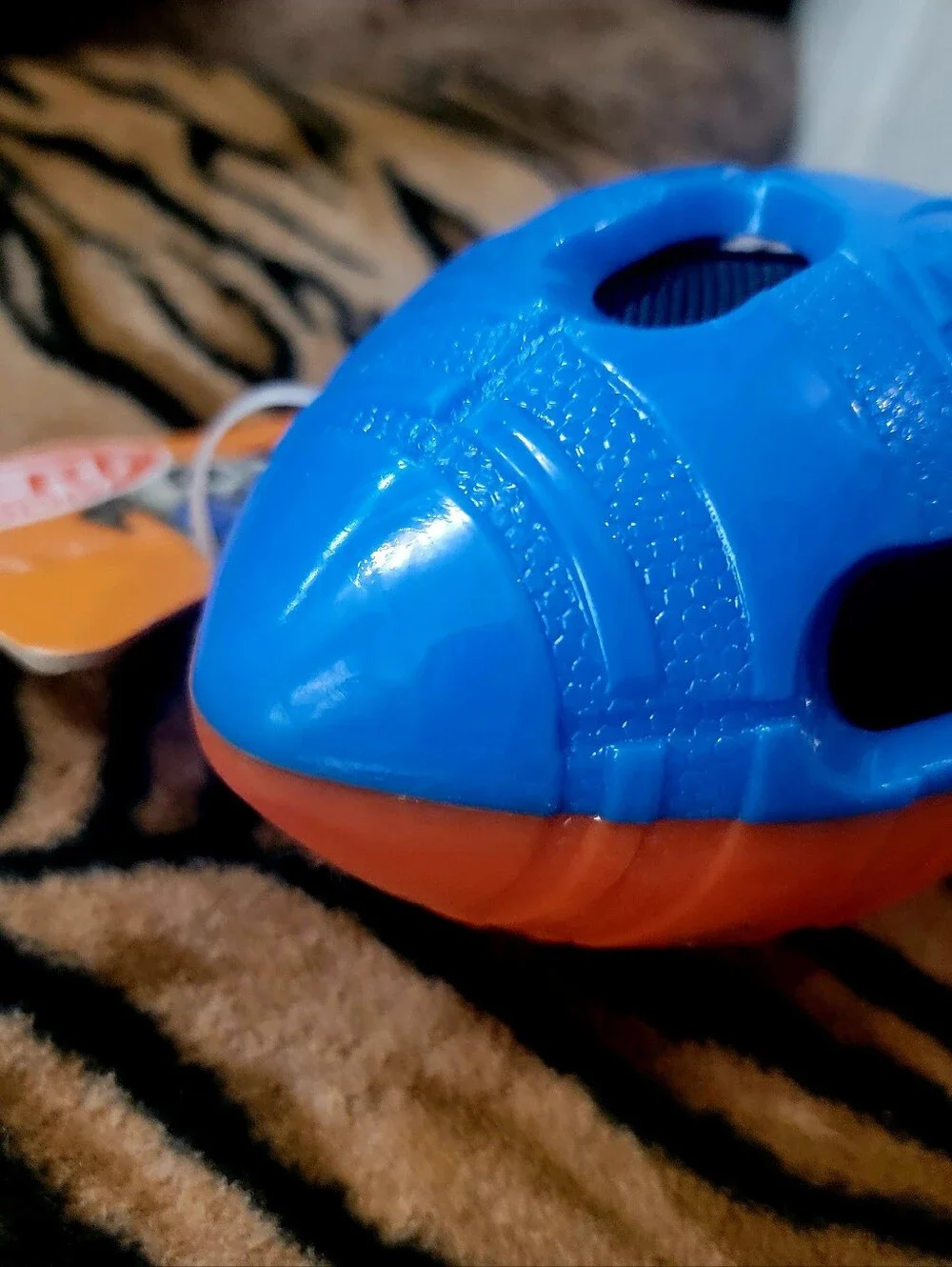 Nerf Dog Football Crinkle & Squeak  Toy Various Colors New Ea.